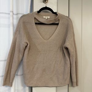 Sweater v cut